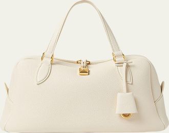 Loro Piana Needle Small Fine Grain Leather Shoulder Bag