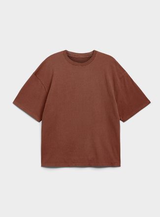 Djab Mens Peachskin washed crew-neck T-shirt DJAB 101 Oversized fit