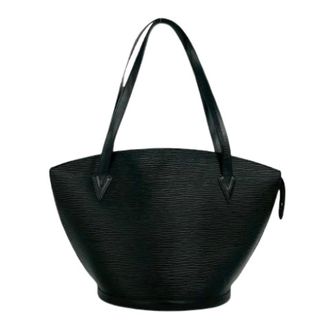 Louis Vuitton Pre-owned Tote Bags, female, Black, Size: ONE SIZE Pre-owned Saint Jacques Epi Leather Tote Bag