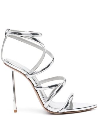 Le Silla Bella metallic sandalen - Zilver