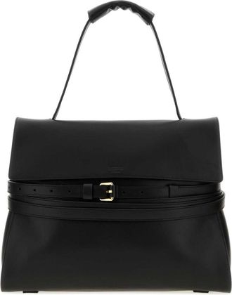 Moschino Black Tie Me Medium Shoulder Bag