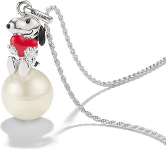 Thomas Sabo Snoopy - Ciondolo argentato/rosso-Argento