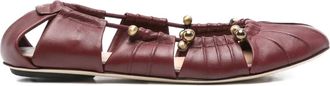 Chlo&eacute; Ballerine Luna Naked - Rosso