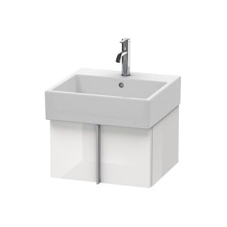 Duravit Mueble De Pared Duravit Vero Air 48,4 X 43,1 Cm, 1 Extra&iacute;ble, Para Vero Air 235050, Color (frente/cuerpo): Roble Oscuro Cepillado Chapa De Madera Aut&eacute;