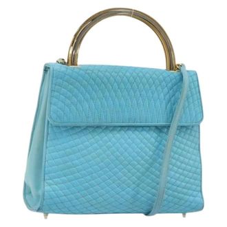 Bally Pre-owned Handbags, female, Blue, Size: ONE SIZE Pre-owned Hand Bag