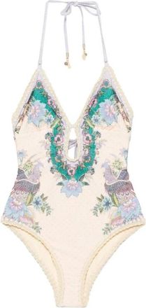 Zimmermann Indra One-piece Zwempak - Dames - Badpakken - Veelkleurig - S - Badmode