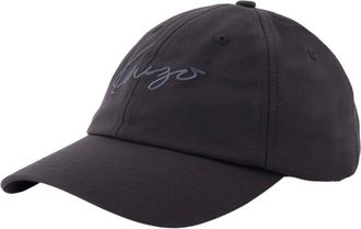 Kenzo Accessoires, Heren, Zwart, ONE Size, Nylon, Signature Geborduurde Pet