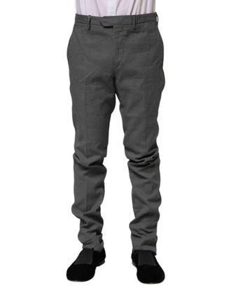 Bencivenga Checke Tape Dress Mens Pants
