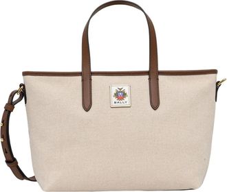 Bally Piccola Borsa Tote in Tela - - Bags - Donna - Beige - ONE SIZE