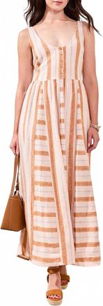 Tribal Bra Freindly Maxi Dress In Sahara Beige
