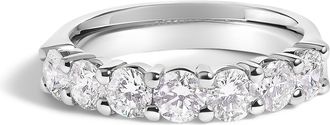 House of Brilliance 14K Gold 1 1/2 Cttw Diamond 7 Stone Band Ring
