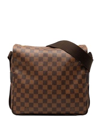 Louis Vuitton 1998 Damier Ebene Naviglio crossbody bag - unisex - Calf Leather/Fabric/Leather - One Size - Brown