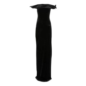 Twentyfourhaitch Zoran Jurk - Dames - Avondkleed - Zwart - M - Kleedjes