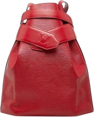 Louis Vuitton Pre-owned Vintage Bucket Bag - Pre-owned - Mujer - Rojo - ONE SIZE