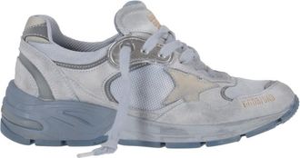 Golden Goose Blue Lace-up Sneakers