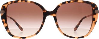 Michael Kors Square Womens Pink Tortoise Brown Gradient MK2185BU - One Size