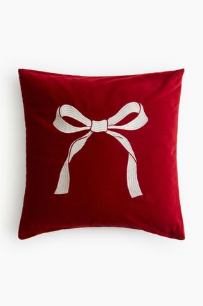 H&M Kissenhülle aus Samt - Red