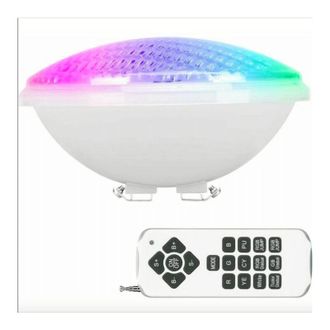 Far lampada o etto luce led 24W piscina 6000K luce fredda+rgb IP68 PAR56 564F