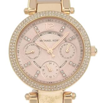 Michael Kors Pre-owned Stainless Steel watches - Dames - Vintage Horloges - Geel - ONE Size - Vintage