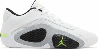 Nike MenS Air Jordan Tatum 2 Shoe In White/green