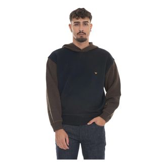 Emporio Armani Hoodies, male, Multicolor, M, Stylish Knit Jumper for Men