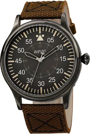 August Steiner Mens Canvas Watch
