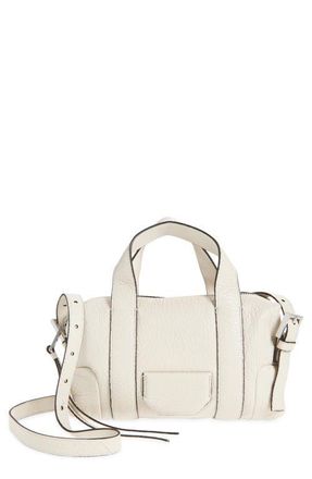 AllSaints Ares G Compact Crossbody Bag in Sahara White at Nordstrom