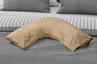 Emma Barclay 180 Thread Count Percale V Shaped Pillowcase in Coffee - Emma Barclay | TJ Hughes
