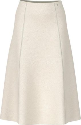 Marc Cain Rokken Midi Rok - Dames - Midirokken - Beige - M - Leer - Rokken