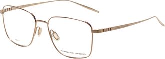 Porsche Design Mens 54mm Gold Opticals