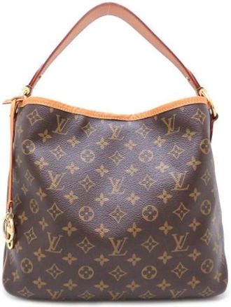 Louis Vuitton Pre-owned Shoulder Bags, female, Brown, Size: ONE SIZE Pre-owned Canvas Shoulder Bag