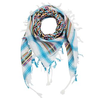 Freak Scene Kufiya - colorful-multicoloured 10-40x40 inch - Shemagh - Arafat scarf Palestinian PLO Pali-scarf - 100% cotton