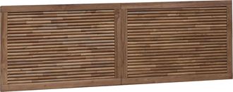 vidaXL Cabecero De Cama Natural Madera De Teca Maciza Vidaxl