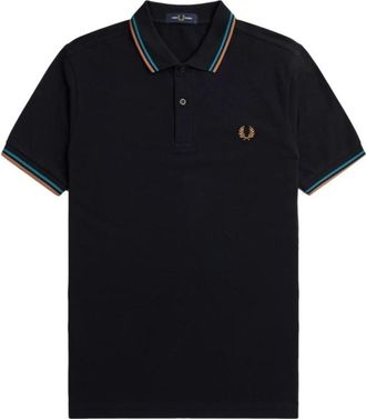 Fred Perry Marino Twin Tipped Polo Shirt - Heren - Polos - Blauw - S - Tops
