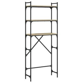 vidaXL Estanter&iacute;a Lavadora Madera Ingenier&iacute;a Roble Sonoma 67x25x163 Cm Vidaxl