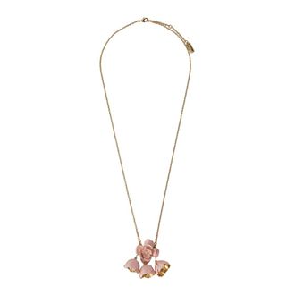 Chlo&eacute; Necklaces, female, Pink, Size: ONE SIZE Floral Pendant Necklace