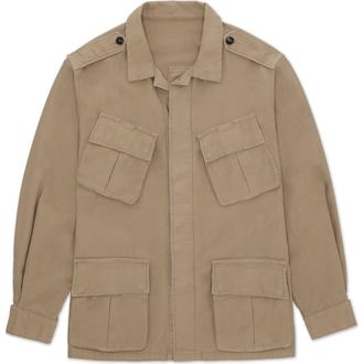 Fortela Jungle Cotton Pocket Jacket in Camel at Nordstrom, Size 50 Eu