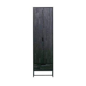 Woood Armario de madera negro