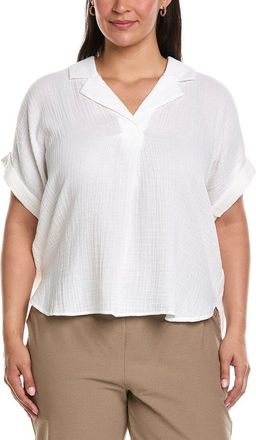 Eileen Fisher Notch Collar Top