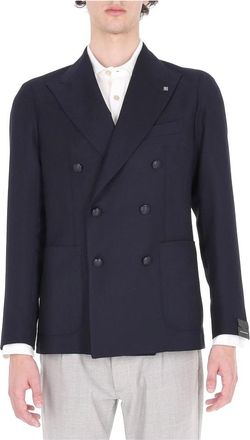 Tagliatore Giacca doppiopetto Montecarlo - Heren - Blazers - Zwart - M - Wol - Jassen