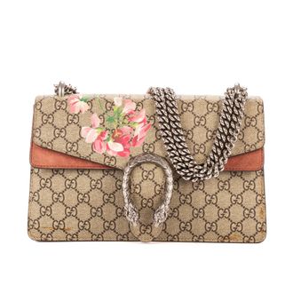 Gucci Pre-owned Womens Blooms Dionysus Small Shoulder Bag - Beige - One Size