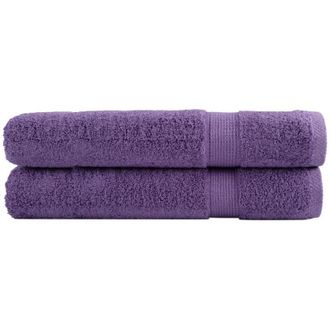 vidaXL Toallas Premium Solund 2 Unidades Morado 100x200 Cm 600 Gsm Vidaxl