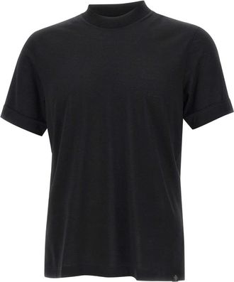 Gran Sasso Heren, Tops, Zwart, Maat: 3XL Wol