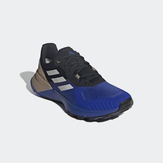 ADIDAS TERREX Laufschuh ADIDAS TERREX SOULSTRIDE RAIN.RDY TRAILRUNNING, Herren, Gr. 42,5, blau (semi lucid blau, grau one, blanch cargo), Synthetik, Textil, Schuhe 