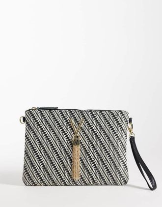 Valentino Divina - Pochette estiva a righe monocromatiche-Multi