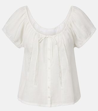 Citizens Of Humanity Tatev lace-trimmed top