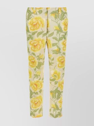 Kenzo cropped straight-leg trousers
