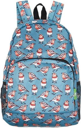 Eco Chic Lightweight Foldable Backpack | Durable Water Resistant Rucksack | Daypack for Walking Hiking Camping Travelling | Made from Recycled Plastic Bottles 