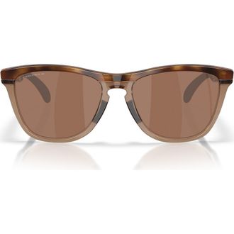 Oakley Gender Inclusive Frogskins Range XL 58mm Polarized Round Sunglasses in Brown Tort/Brown /Prizm at Nordstrom