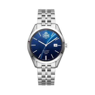 JDM Military Interlaken Gents Blue Dial Mens Watch JDM-WG023-02